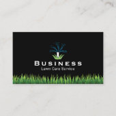 芝生ス気にプリンクラロゴ造園サービス 名刺 (正面)