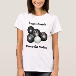 芝生ボウリングゲームがM....で始まるTシャツ Tシャツ