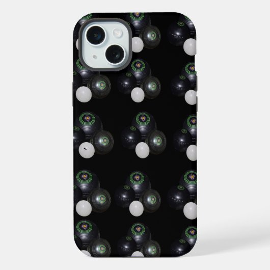 芝生ボウルで遊ぼう iPhoneケース (裏面)