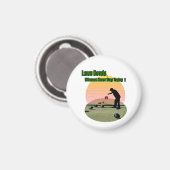 芝生ボウル勝者のデザイン、磁石 マグネット (正面/裏面)