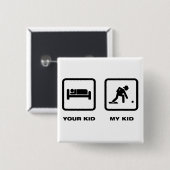 芝生ボール 缶バッジ (正面&裏面)