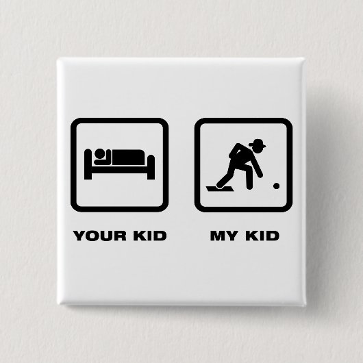 芝生ボール 缶バッジ (正面)