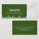 芝生モダンサービスグリーングラス名刺 名刺 (正面/裏面)