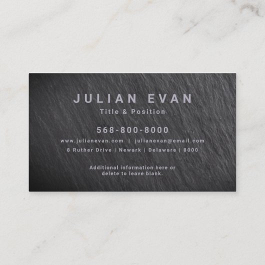 芝生モダンサービス/造園草のロゴ 名刺 (裏面)