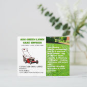 芝生モダンサー気にビス ポストカード (スタンド正面)