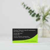 芝生モダンランドスキャパはっきりしたー名刺 名刺 (スタンド正面)