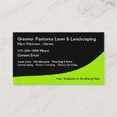 芝生モダンランドスキャパはっきりしたー名刺 名刺 (正面)