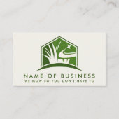 芝生モダンロ気にゴプロフェッショナル造園 名刺 (正面)