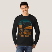 芝生レンジャーは再びガーデンパワーカットMに乗る Tシャツ (正面フル)