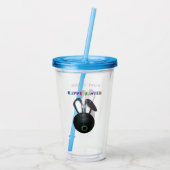 芝生丼イースターバニー アクリルタンブラー (裏面)