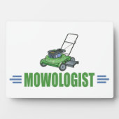 芝生刈り、モウローンズ、造園芝生気に フォトプラーク (正面)