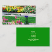 芝生及び造園の名刺 名刺 (正面/裏面)