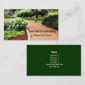 芝生及び造園の名刺 名刺 (正面/裏面)