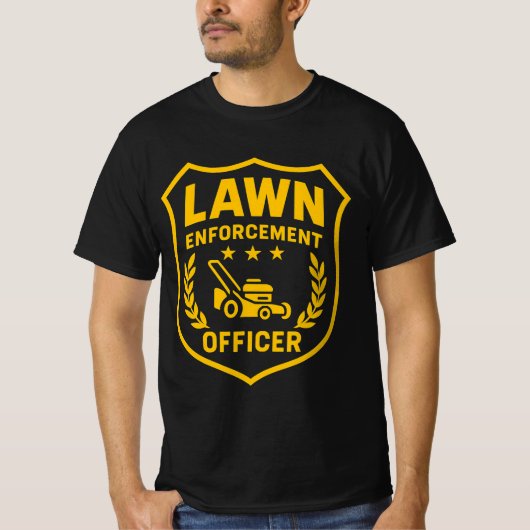 芝生取り締まり官 Tシャツ (正面)