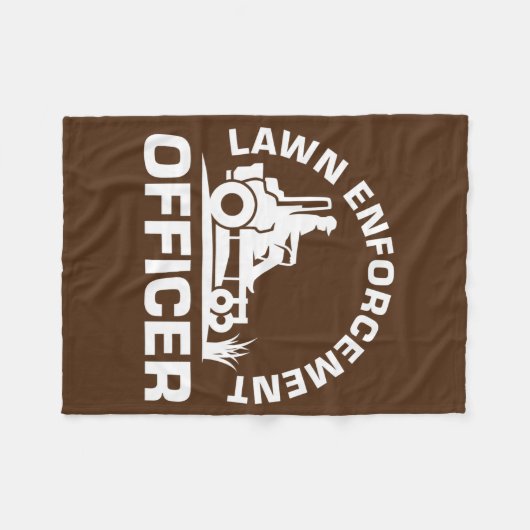 芝生強制執行役場検紙芝刈り機パパ フリースブランケット (正面(横))