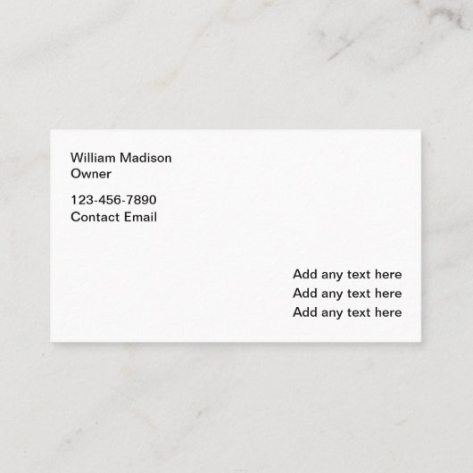 芝生最高のと造園の名刺の新登場 名刺 (裏面)