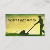 芝生業務用カード(プッシュモーア付) 名刺 (裏面)