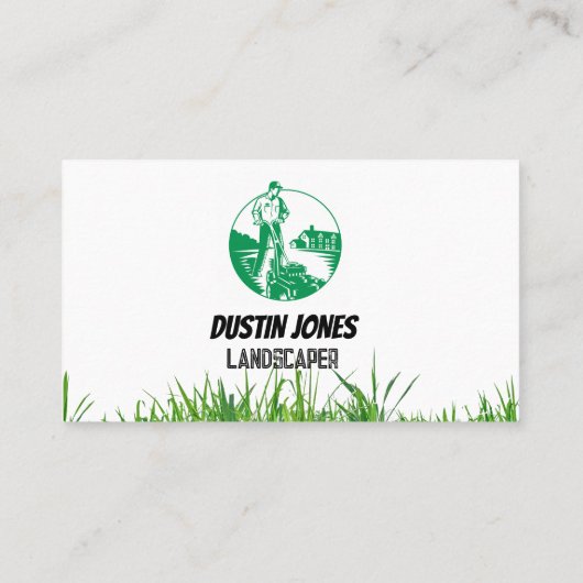 芝生業気に場紙名刺 名刺 (裏面)