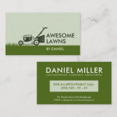 芝生気にとガーデニングの名刺 名刺 (正面/裏面)