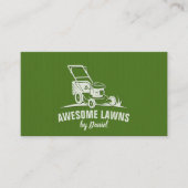 芝生気にとガーデニングモダンクリーン 名刺 (正面)