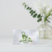 芝生気にとガーデニング 名刺 (スタンド正面)