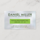 芝生気にとガーデニング 名刺 (裏面)