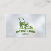 芝生気にとガーデニング 名刺 (正面)