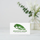 芝生気にとメンテナンス 名刺 (スタンド正面)