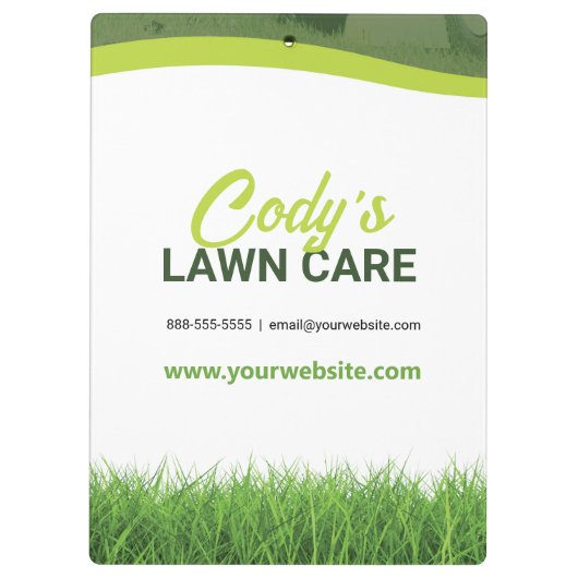 芝生気にと草刈りのメンテナンス クリップボード (裏面)