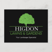 芝生気にと造園のチラシ ポストカード (正面)