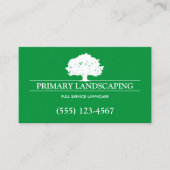 芝生気にと造園グリーン名刺 名刺 (正面)