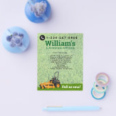 芝生気にと造園モーニングガーデン気に チラシ (シングル)