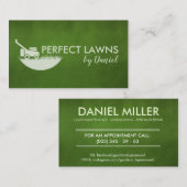 芝生気にと造園 名刺 (正面/裏面)