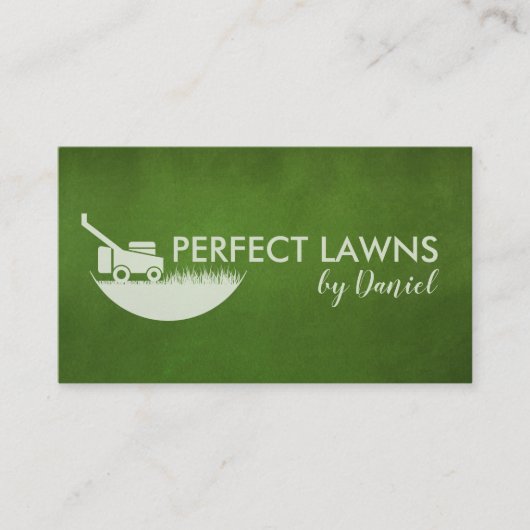 芝生気にと造園 名刺 (正面)