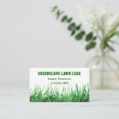 芝生気にと造園 名刺 (スタンド正面)