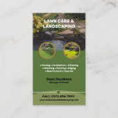 芝生気にと造園 名刺 (正面)