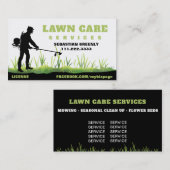 *～*芝生気にの間引き 名刺 (正面/裏面)