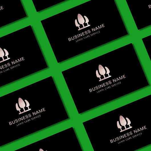 芝生気にエレガントバラ金ゴールドグリッター名刺 名刺