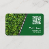 芝生気にカスタムQR名刺 名刺 (正面)