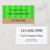 芝生気にサービスシンプルグリーングラス保守 名刺 (正面/裏面)