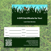 芝生気にサービス会社のギフト券
