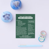 芝生気にサービス チラシ (シングル)