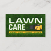 芝生気にサービス – 造園 名刺 (正面)
