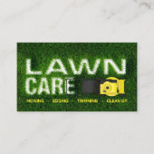 芝生気にサービス – 造園 名刺 (正面)