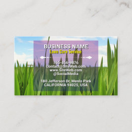 芝生気にサービス&造園（草原） コーリングカード