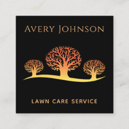 芝生気にサ鮮やかービクールング スクエア名刺