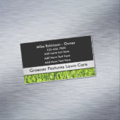 芝生気にシンプル型名刺マグネット マグネット名刺 (インサイチュ)