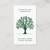 芝生気にツリーサービス造園ソーシャルメディア 名刺 (正面)