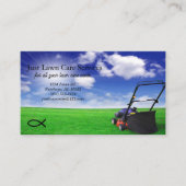 芝生気にブルースカイ名刺 名刺 (正面)