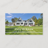 芝生気にプロフェッショナルガーデン造園 名刺 (正面)